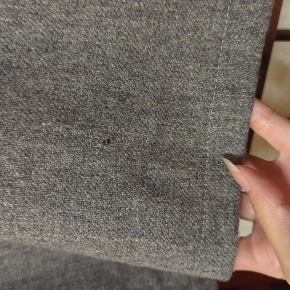 Nokomis colourblocked red and grey wool minidress size 4 - Picture 5 of 5